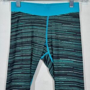 Champion DUODRY Capri Leggings Athletic Activewear Striped Sz XS‎